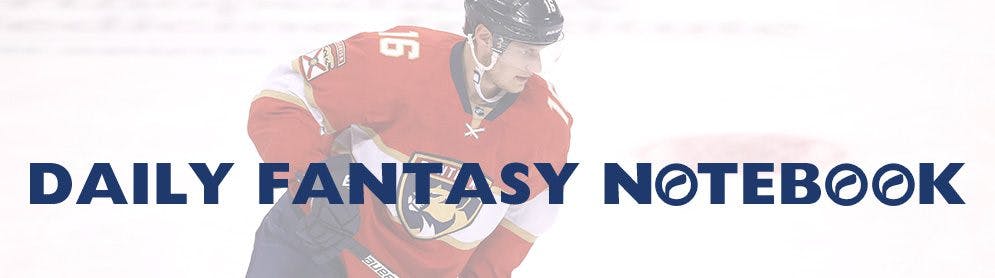 Daily Fantasy Hockey Notebook | 01-12-18