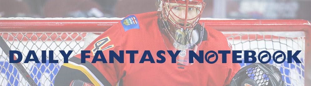 Daily Fantasy Hockey Notebook | 01-22-18