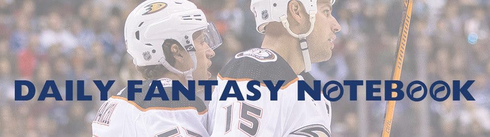 Daily Fantasy Hockey Notebook | 03-21-18