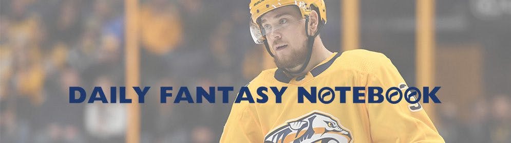 Daily Fantasy Hockey Notebook | 03-06-18
