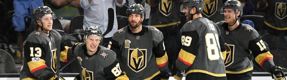 Golden Knights explode for four-goal first period in Game 1