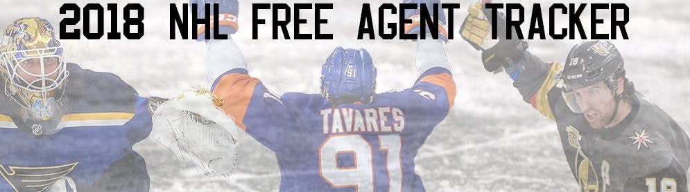 2018 NHL Free Agent Tracker