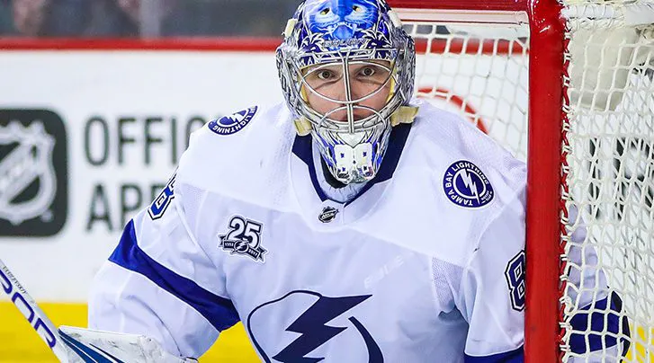Report: Vasilevskiy Out Indefinitely with Fractured Foot