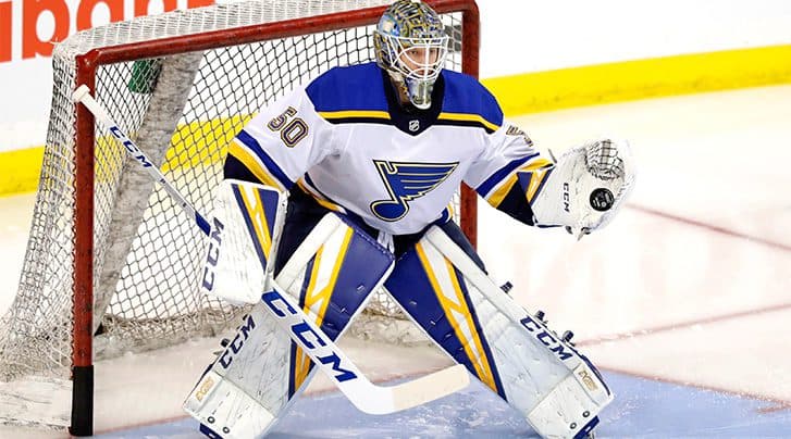 St. Louis Blues’ goaltender Jordan Binnington fined $5,000 for high-sticking