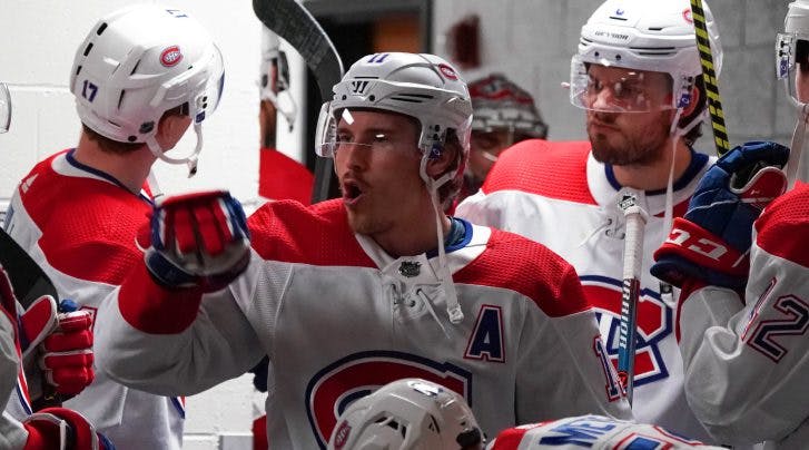 Montreal Canadiens F Brendan Gallagher game-time decision vs. Edmonton Oilers