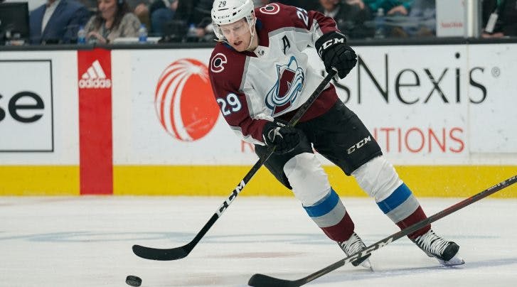 Colorado Avalanche F Nathan MacKinnon out one-to-two weeks