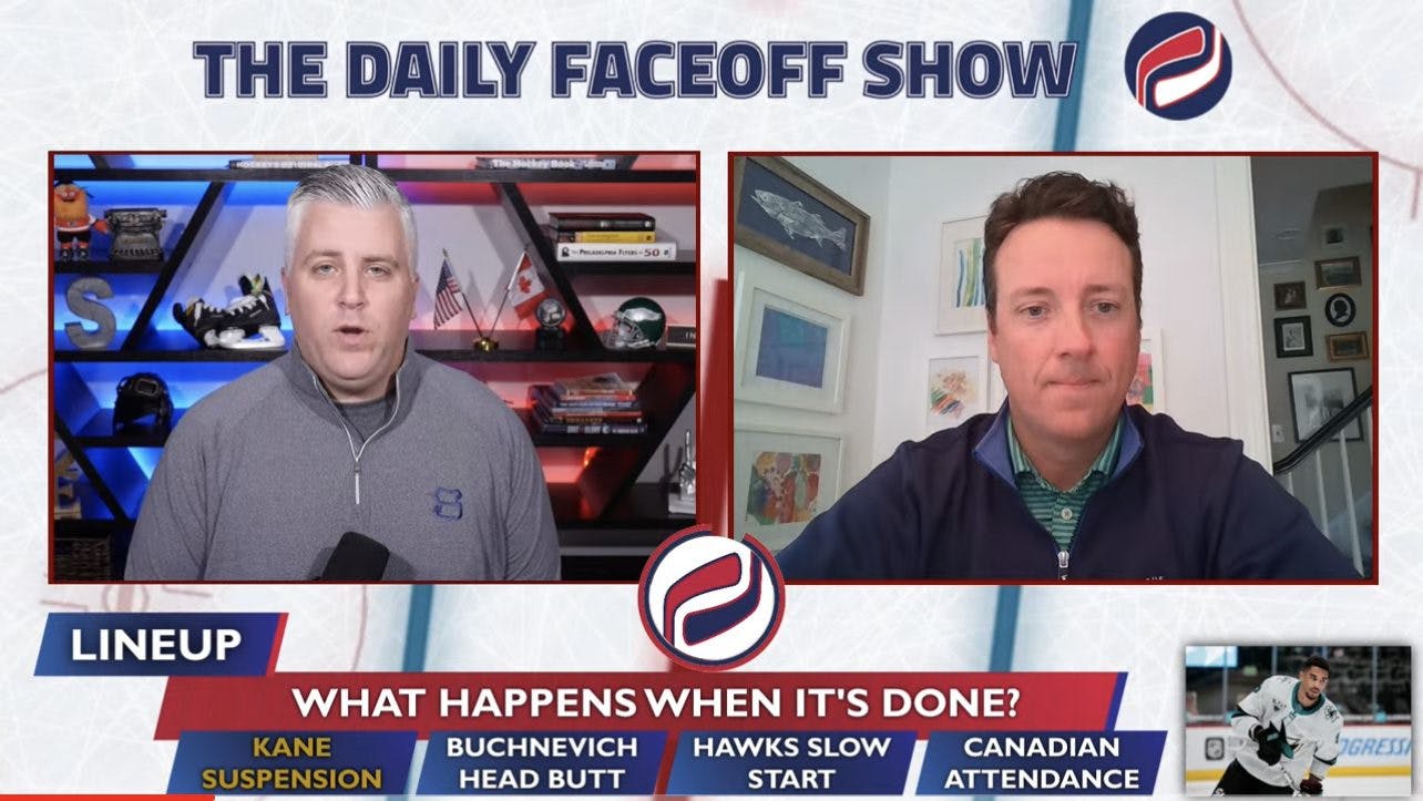 The Daily Faceoff Show: Evander Kane Suspension Looms Large Over Sharks