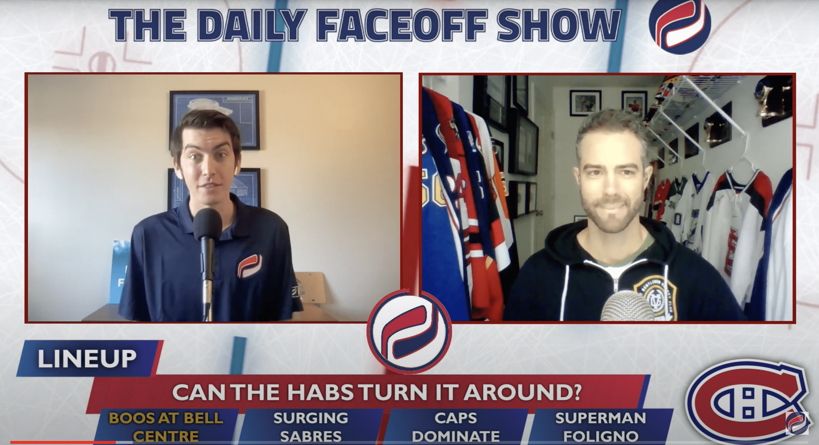 The Daily Faceoff Show: Sabres Streaking & Canadiens Struggling In Early Going