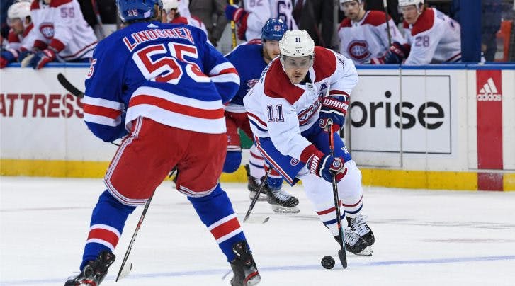 NHL fines Montreal Canadiens forward Brendan Gallagher for roughing