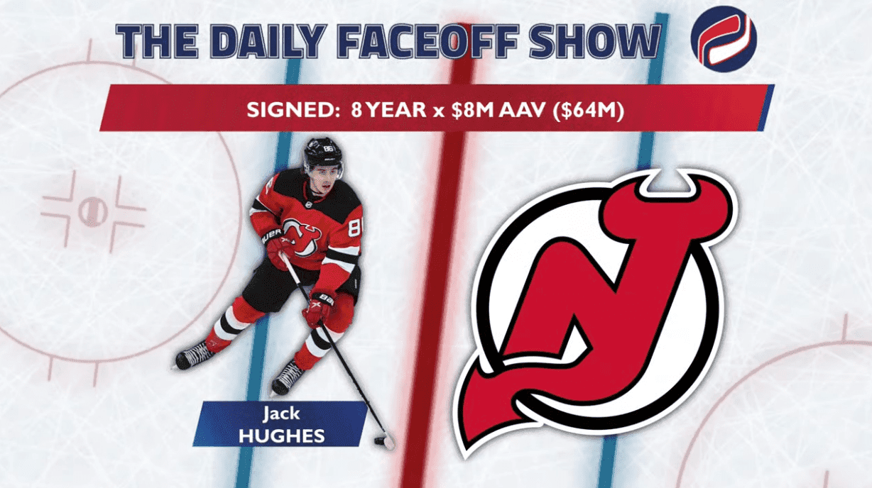 The Daily Faceoff Show: Analyzing Jack Hughes’ eight-year contract extension