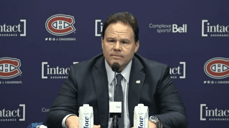 Jeff Gorton says that Dominique Ducharme’s job is safe for the rest of the season