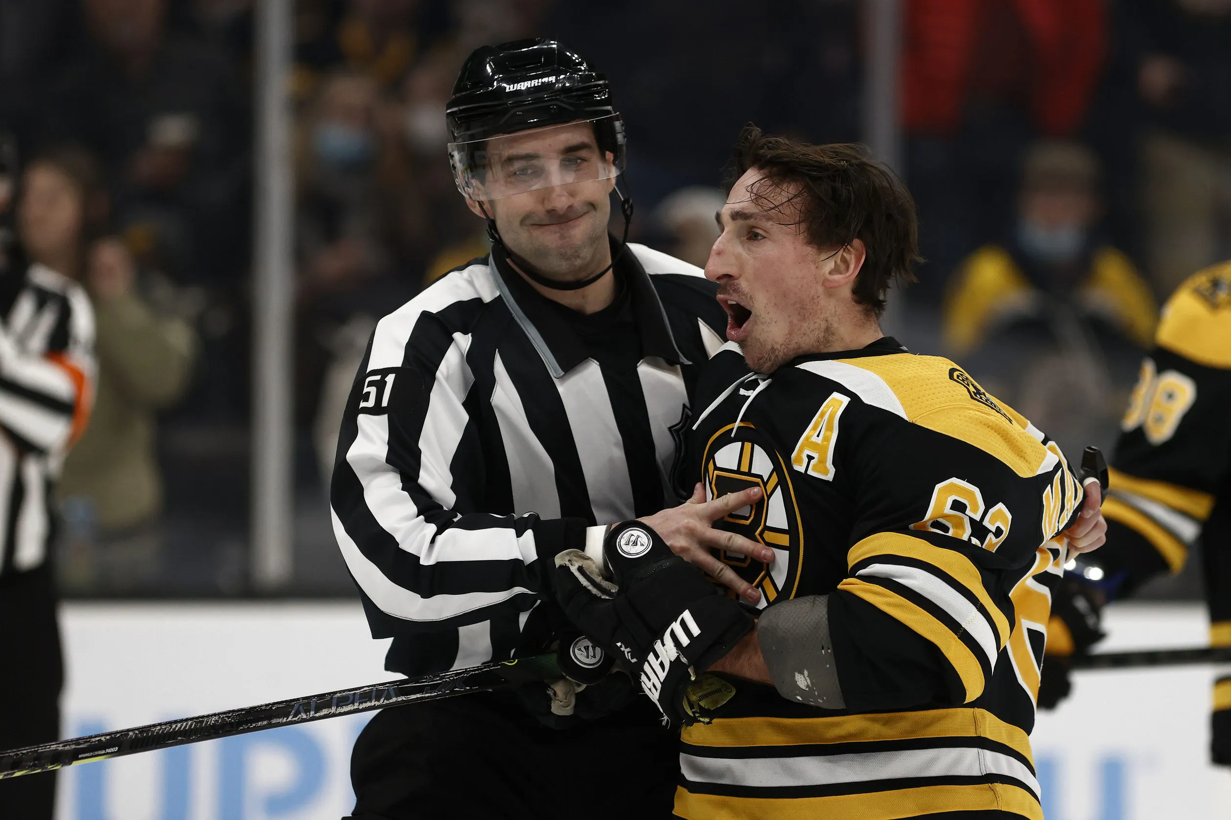 Brad Marchand has been offered an in-person hearing for hit on Tristan Jarry