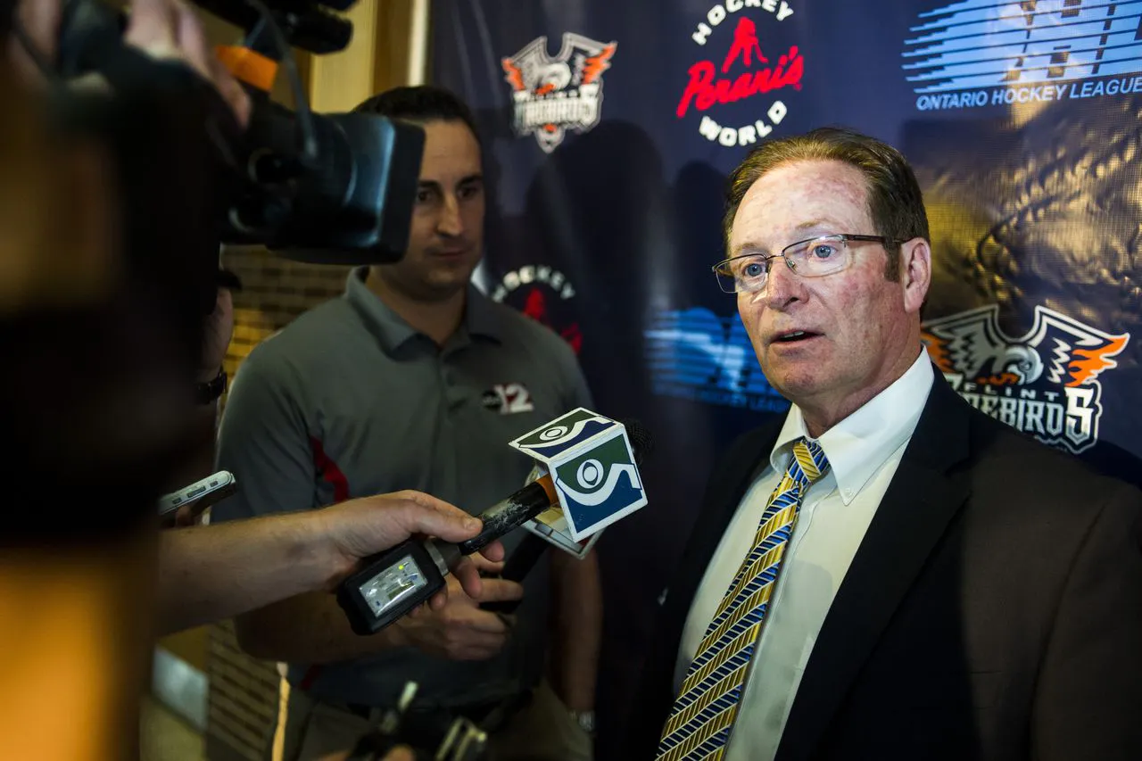 OHL’s Flint Firebirds president of hockey operations Terry Christensen expelled from league