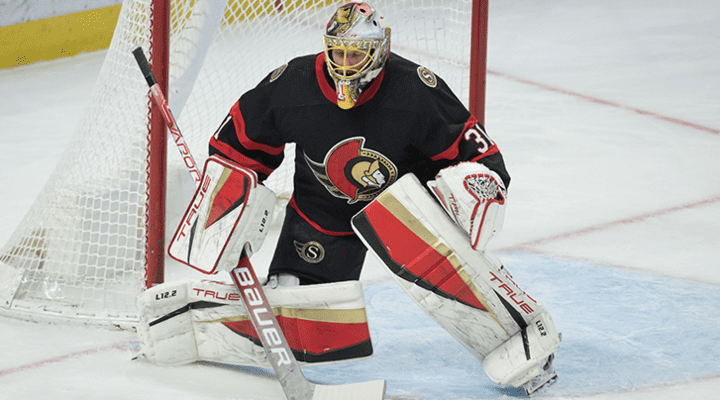 Ottawa Senators sign Anton Forsberg to three-year, $8.25-million extension