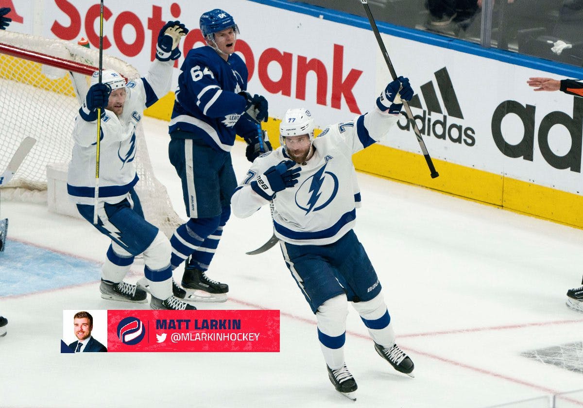 Lightning give Maple Leafs harsh reality check with 5-3 win in Game 2
