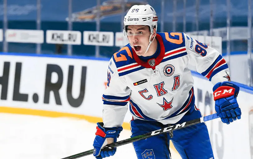 Andrei Kuzmenko announces he’s signed with the Vancouver Canucks