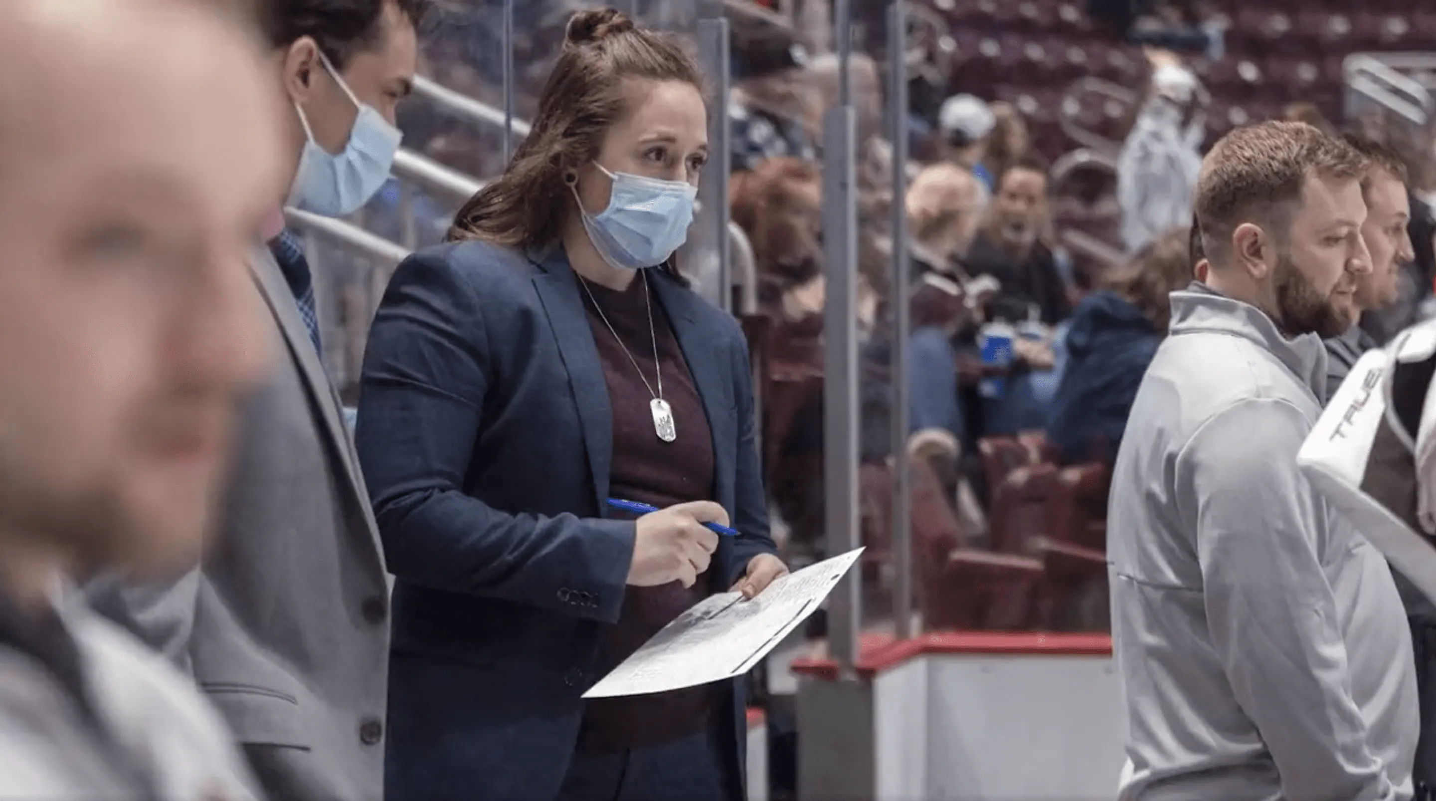 Emily Engel-Natzke joins Capitals as video co-ordinator, becomes first woman to work full-time on an NHL coaching staff