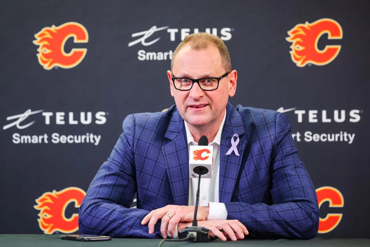 Brad Treliving drawing interest for NHL front office openings; Flames won’t permit him to interview before contract expires