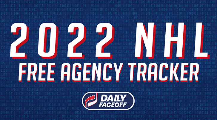 2022 NHL Free Agency Tracker