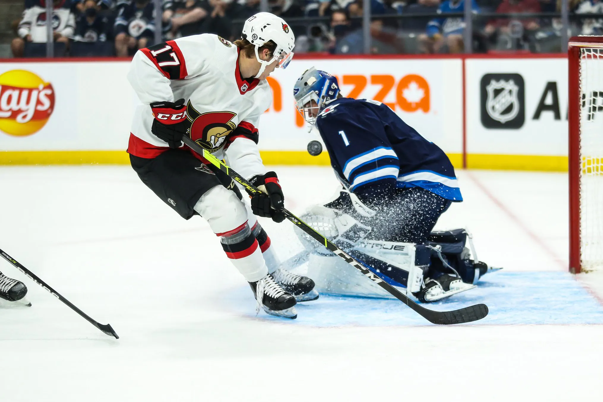 Ottawa Senators prospect Ridly Greig injured during World Juniors quarterfinal