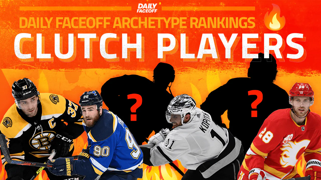 Daily Faceoff Archetype Rankings: ‘Clutch’ is code word for ‘Selke’
