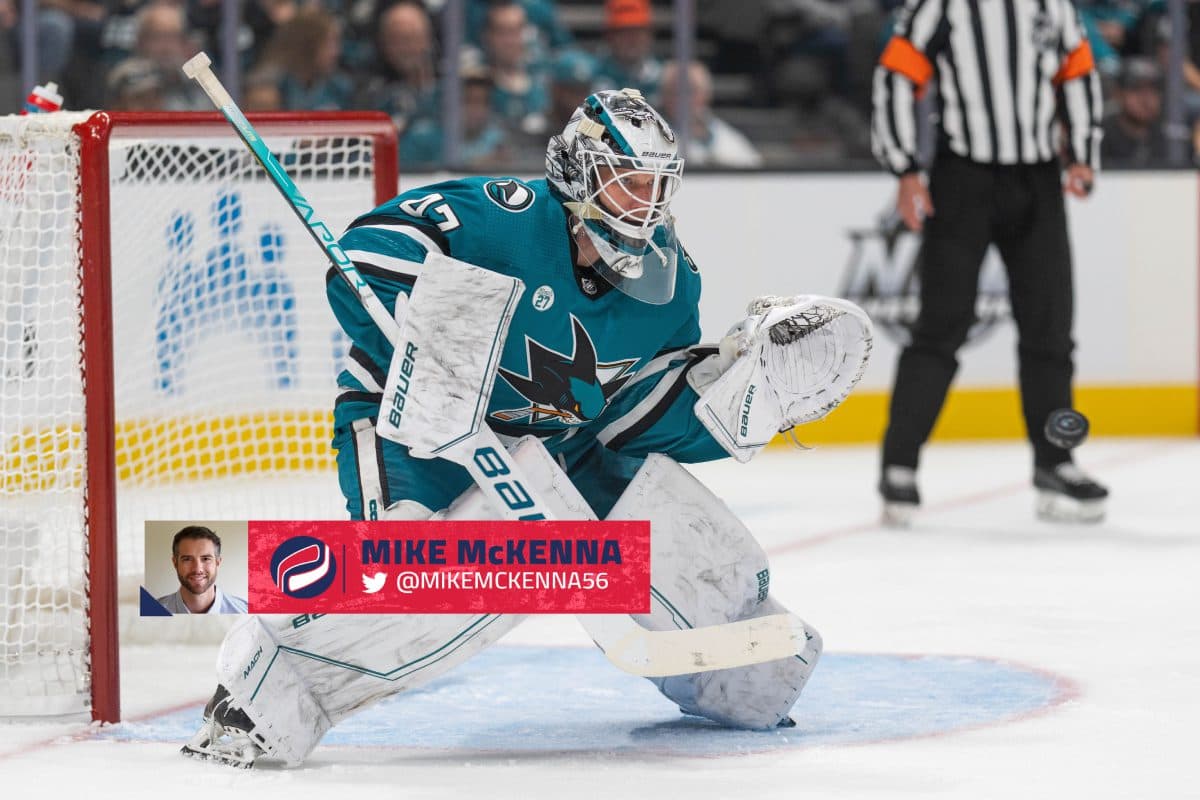 McKenna’s Matchup of the Day: Oct. 23 – James Reimer vs. Felix Sandstrom