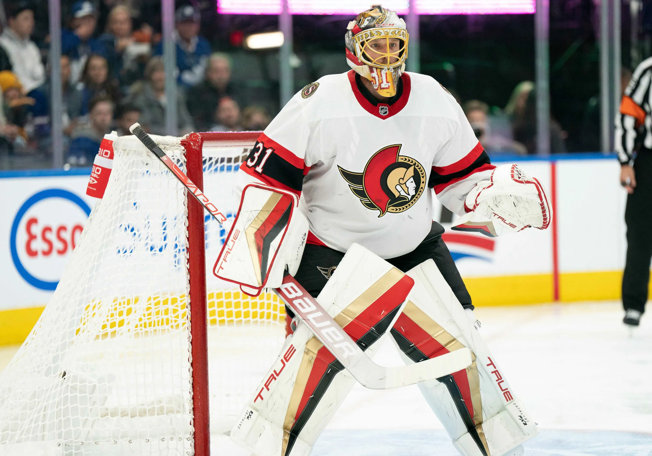 Ottawa Senators goalie Anton Forsberg out with undisclosed injury
