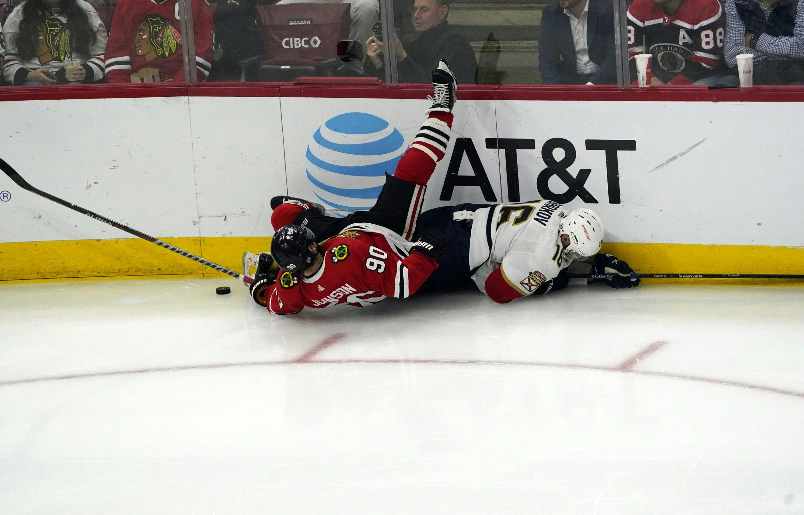 Chicago Blackhawks place Tyler Johnson on injured reserve with right ankle injury