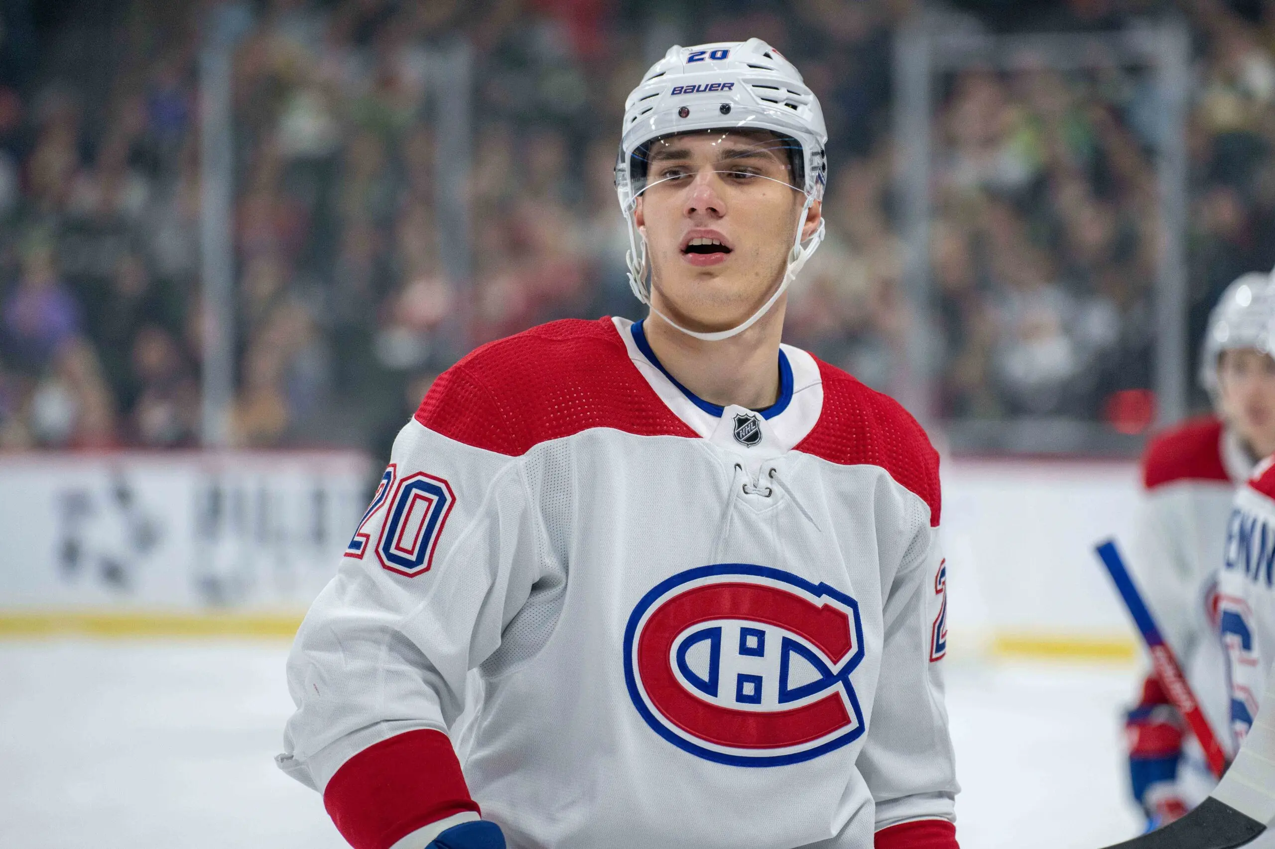 Canadiens’ Juraj Slafkovsky suspended two games for boarding Red Wings’ Matt Luff