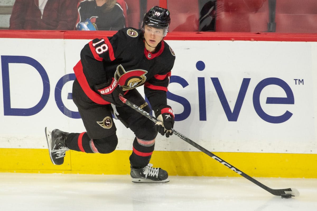 Ottawa Senators’ Tim Stutzle exits game with upper-body injury