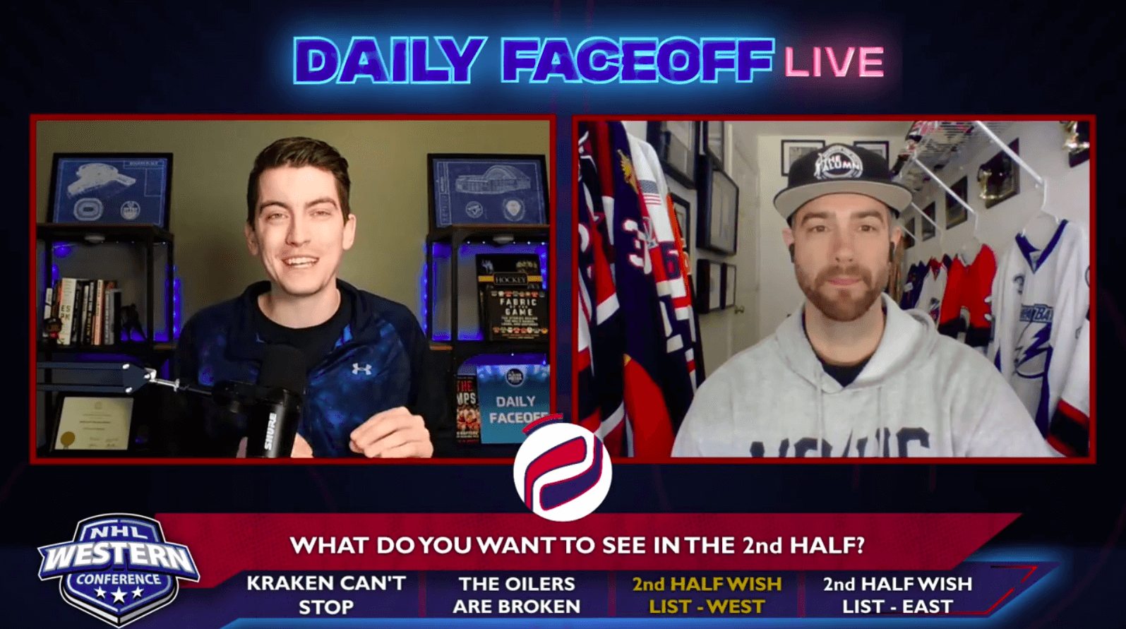 Daily Faceoff Live: Halfway point wish list for the Western Conference