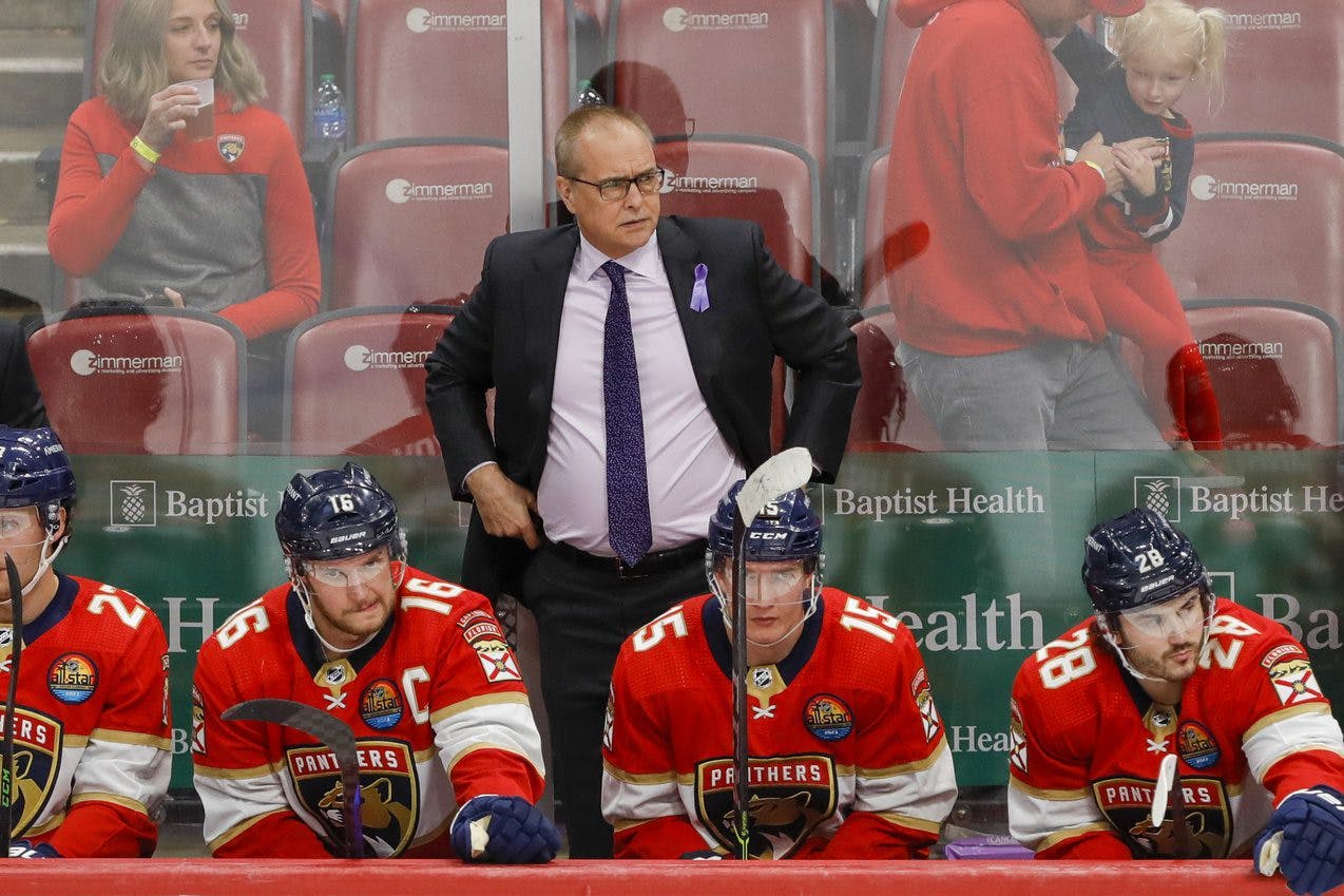 Florida Panthers head coach Paul Maurice fined for comments on officiating