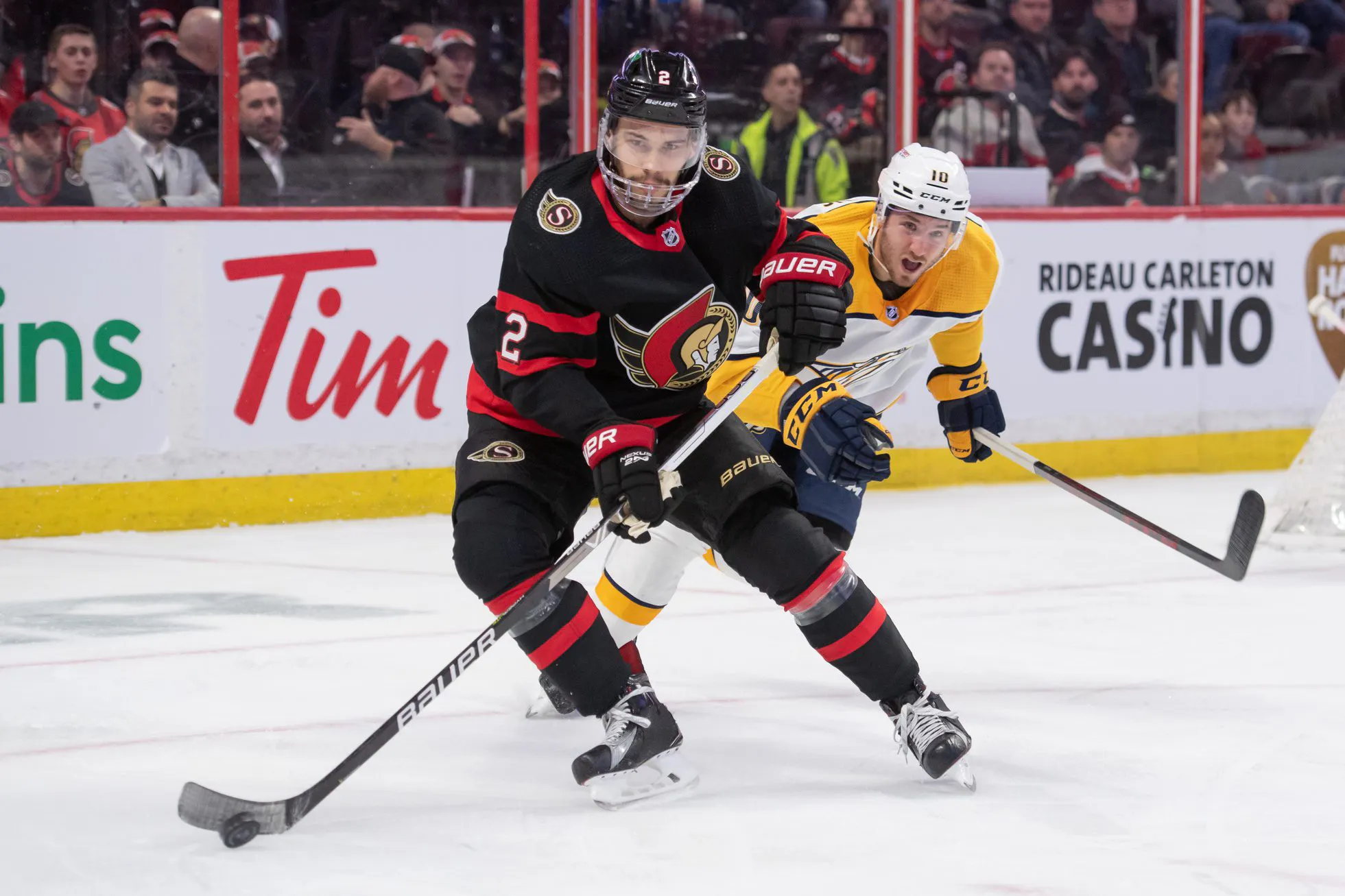 Ottawa Senators’ Artem Zub suffers lower-body injury against Colorado Avalanche