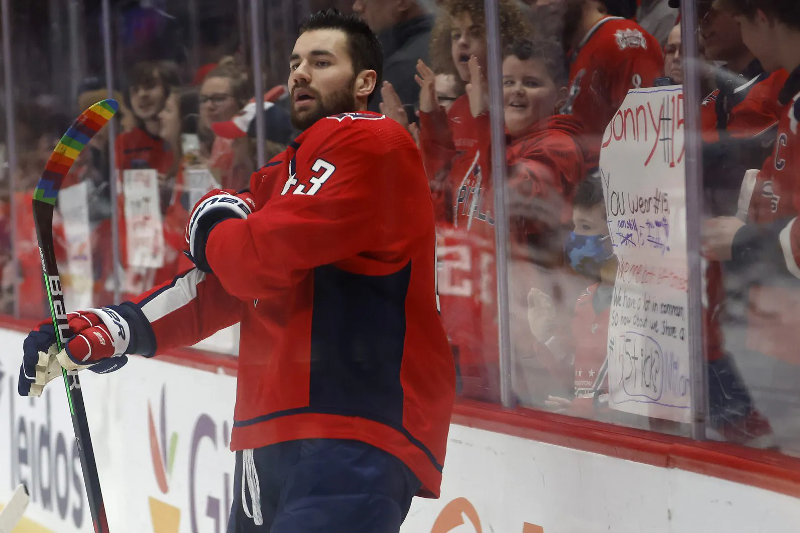 Washington Capitals’ Tom Wilson leaves game with lower-body injury