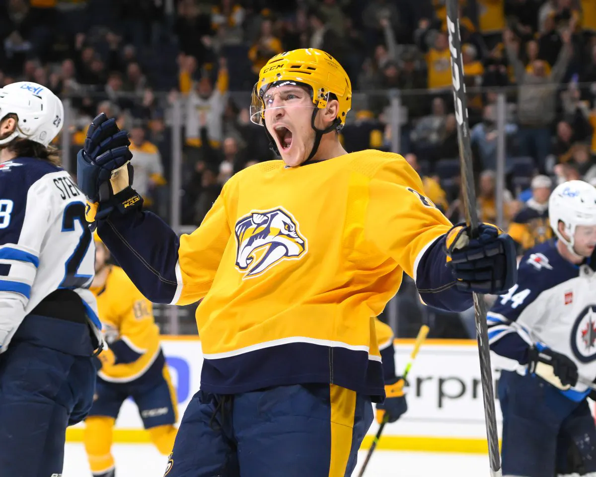 Nashville Predators’ Tanner Jeannot scratched vs Arizona Coyotes for trade-related reasons