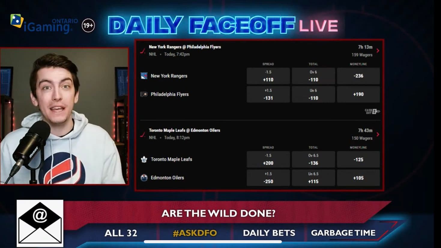 PointsBet Daily Bets: Maple Leafs/Oilers & Connor McDavid, Nick Schmaltz shot prop