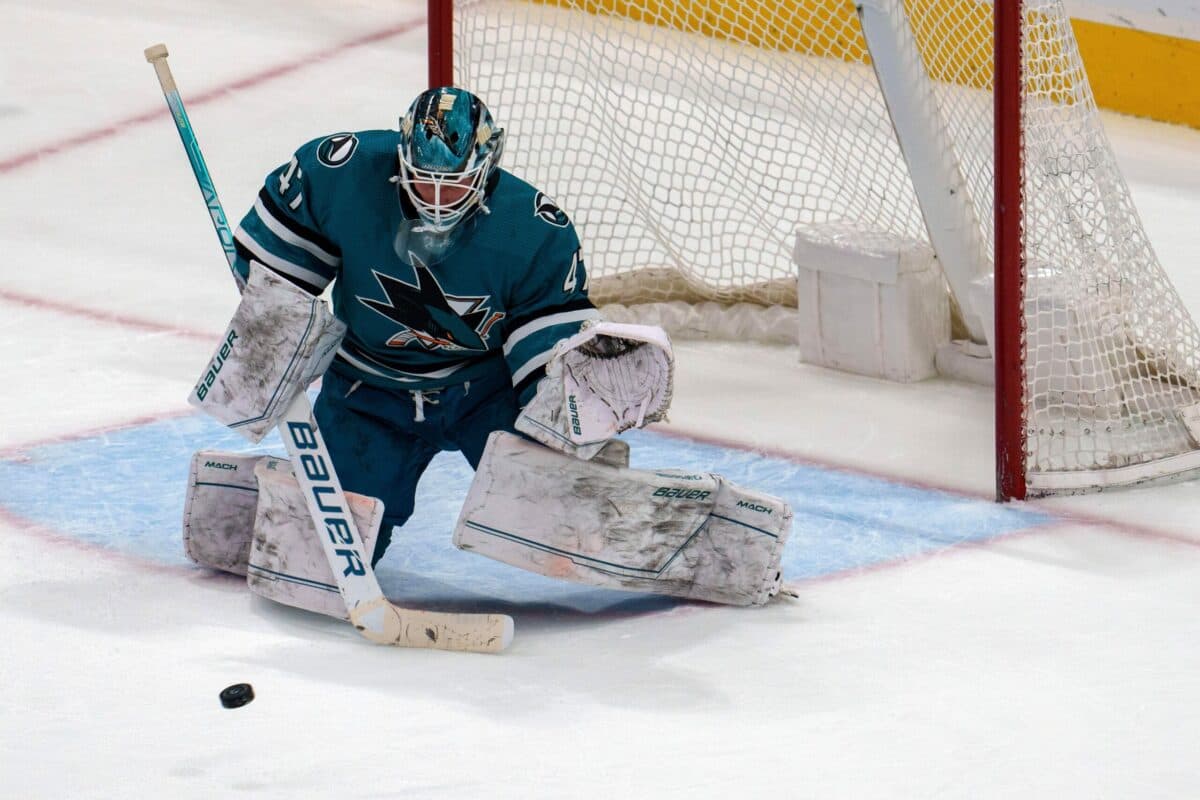 San Jose Sharks goaltender James Reimer will not wear Pride Night jersey