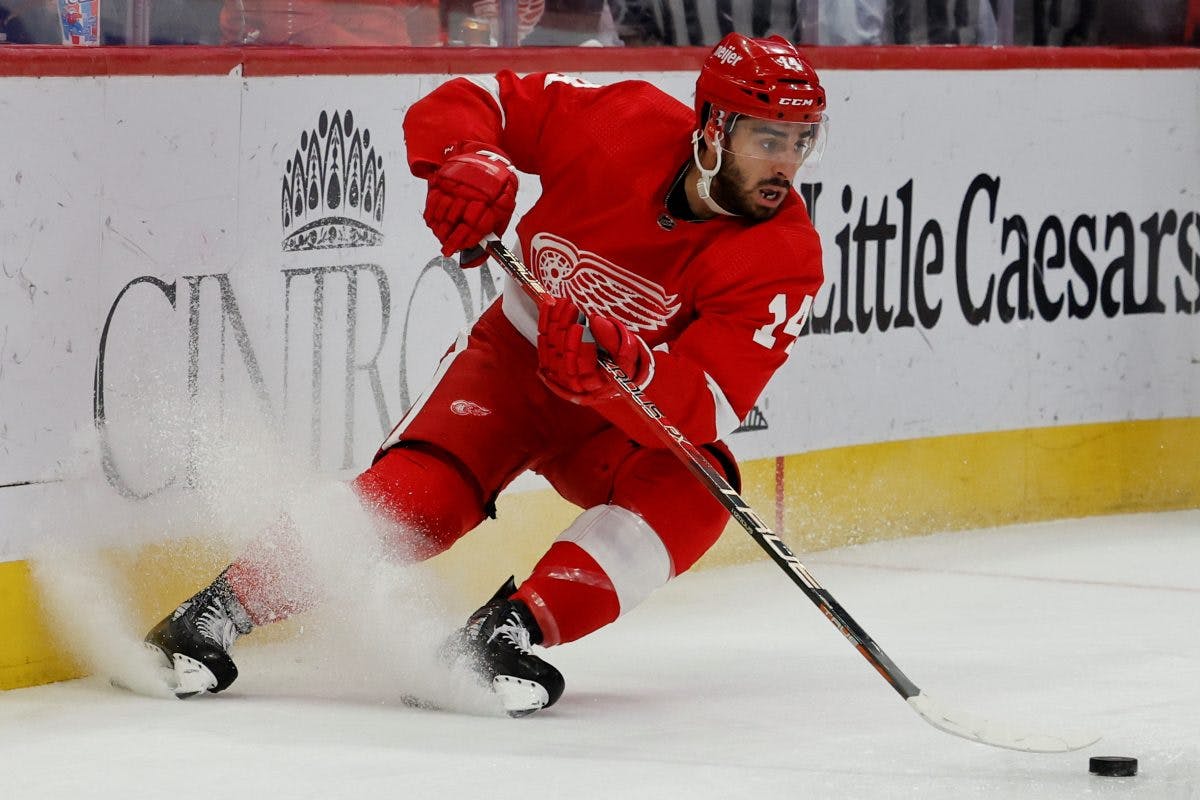 Robby Fabbri exits Red Wings game with lower-body injury