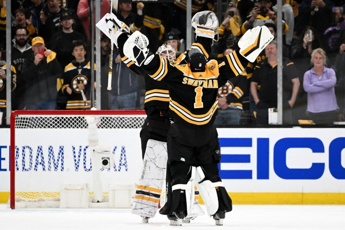 Goaltender Jeremy Swayman files for $4.8 million, Boston Bruins for $2 million as arbitration hearing nears