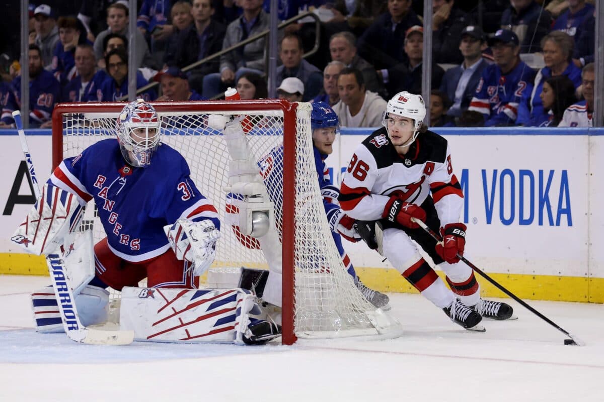 Akira Schmid and the New Jersey Devils have flipped the script on punchless Rangers