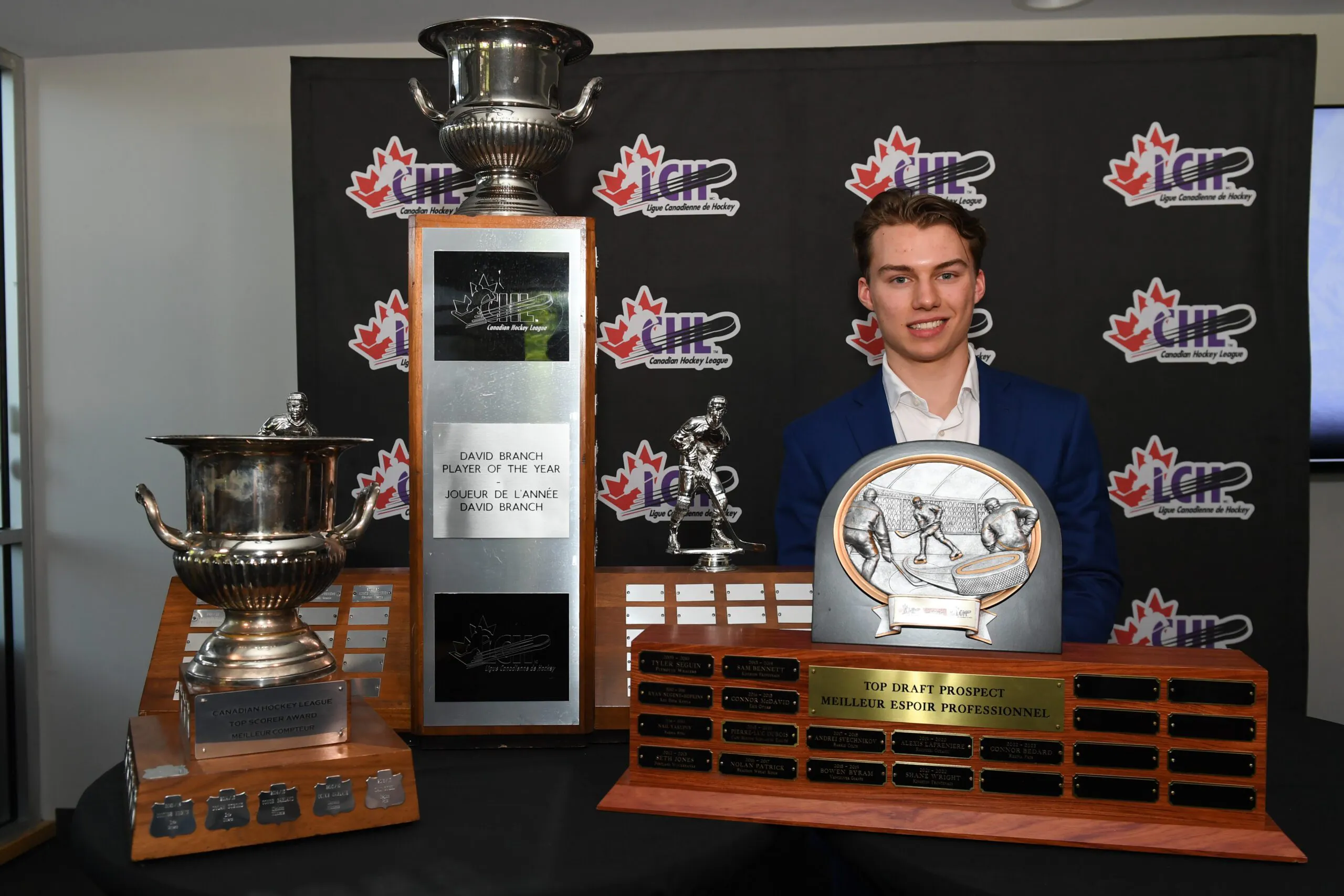 Connor Bedard makes history winning CHL Top Player, Top Prospect and Top Scorer Awards
