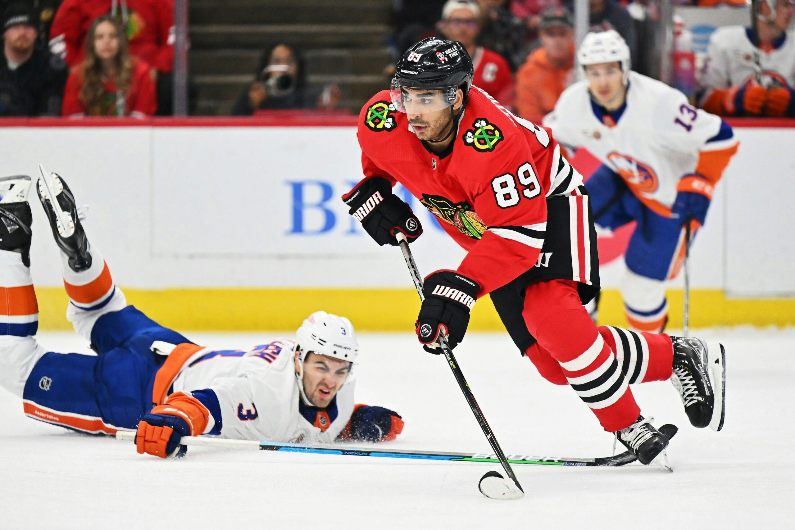 Chicago Blackhawks re-sign forward Andreas Athanasiou to two-year contract