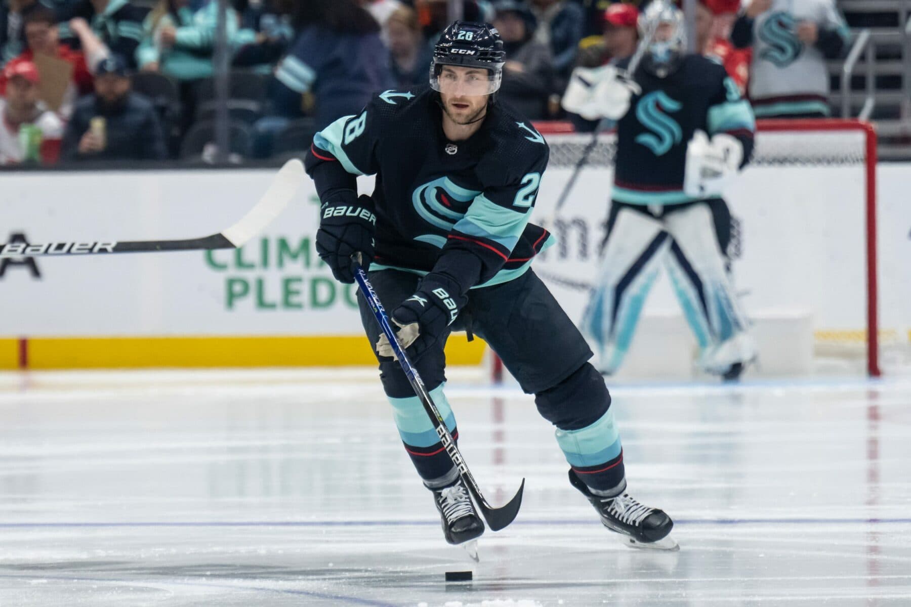 Seattle Kraken defenseman Carson Soucy will hit free agency