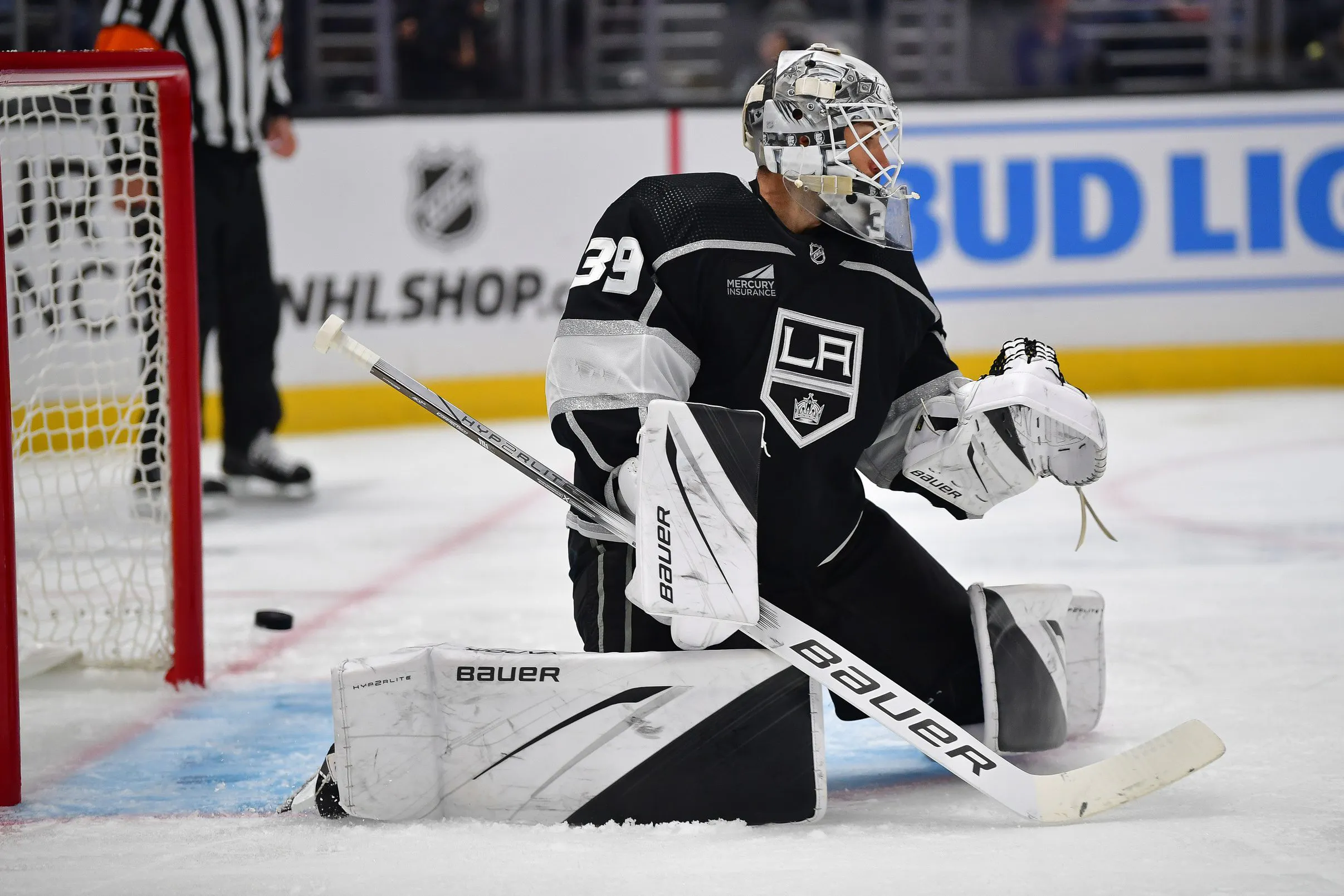 Goaltending already looks like a problem for the Los Angeles Kings