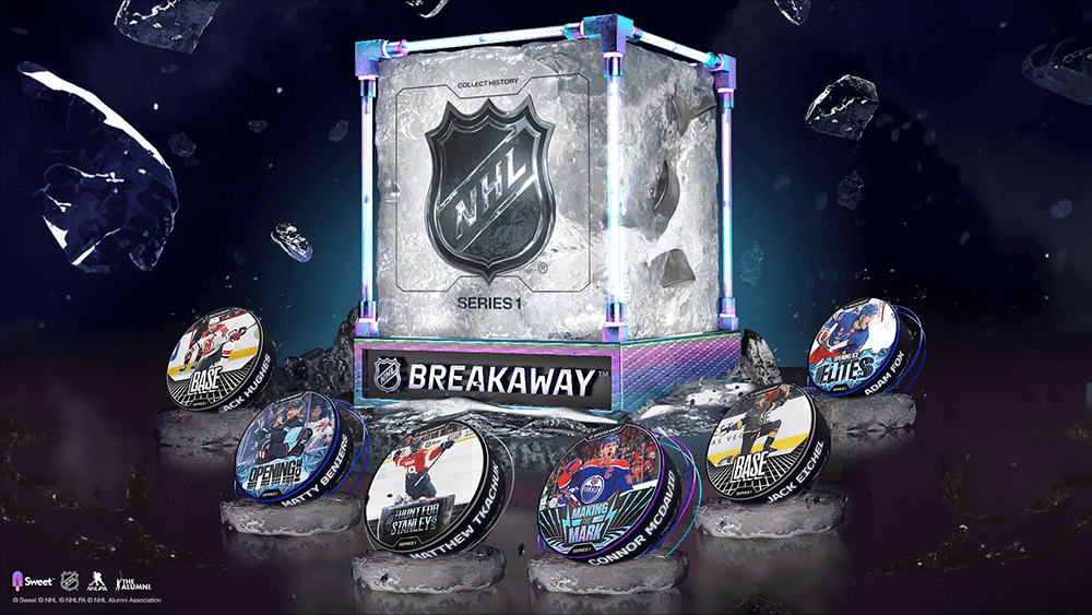 NHL, NHLPA, NHLAA, and Sweet announce new digital collectible NHL Breakaway