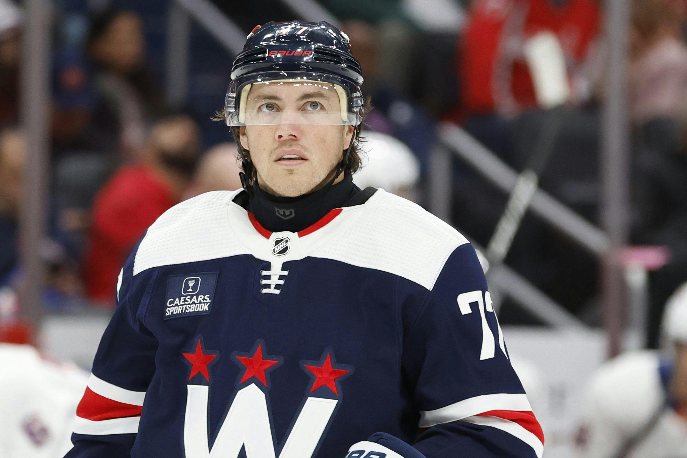 T.J. Oshie on wearing neck guard in game: ‘I made my choice for my kids’
