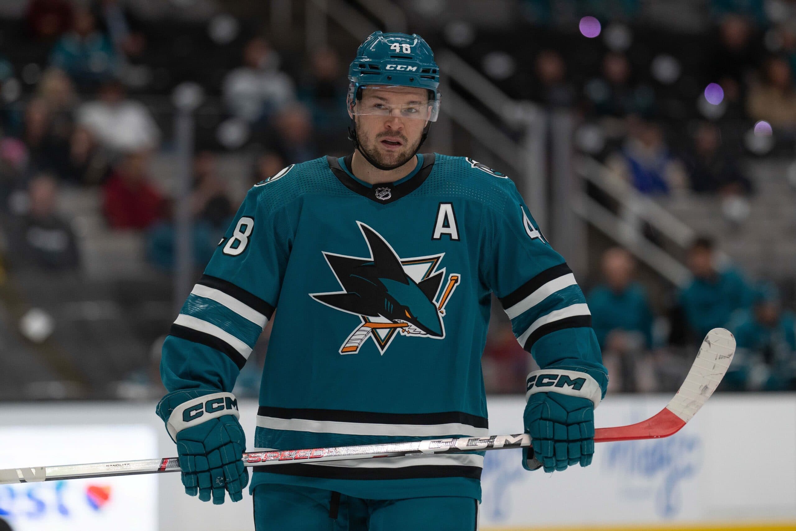 Sharks’ Tomas Hertl won’t play Tuesday vs. Kraken