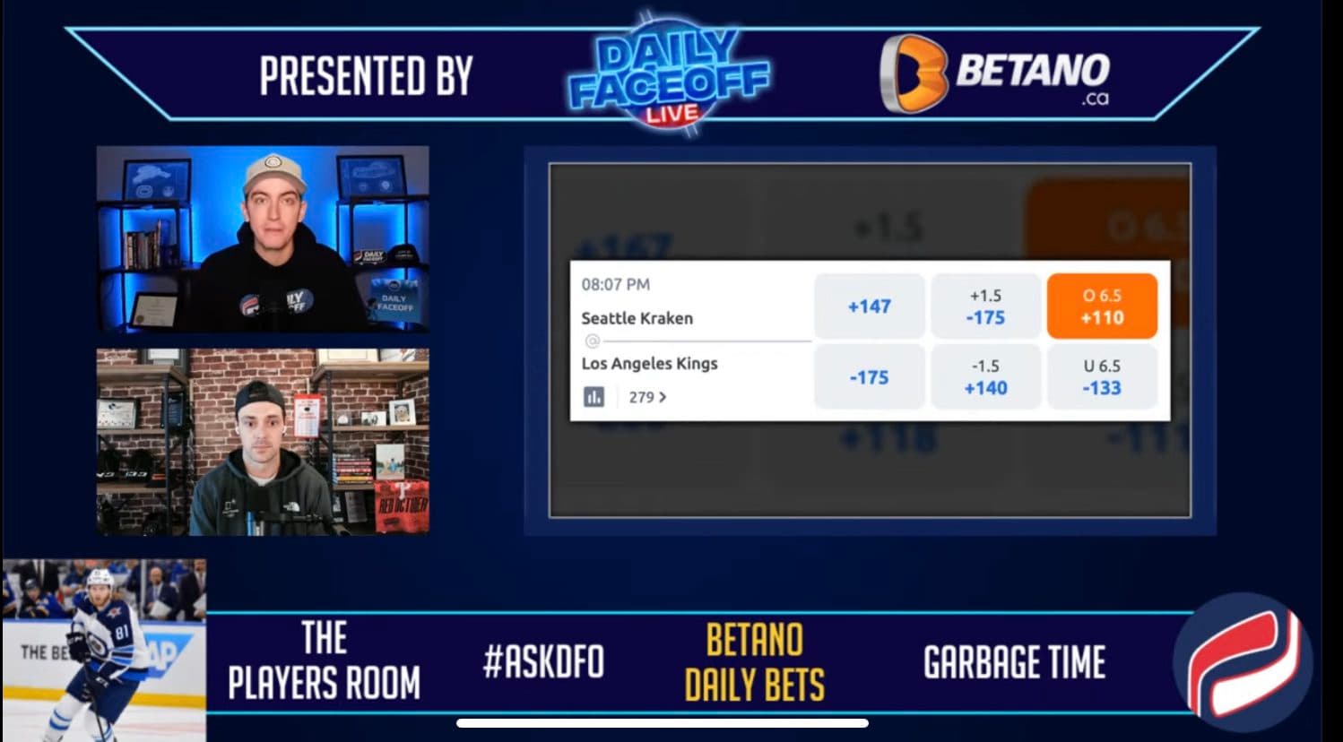 Betano Daily Bets: Jets Puckline +152 & Kings/Kraken Over 6.5