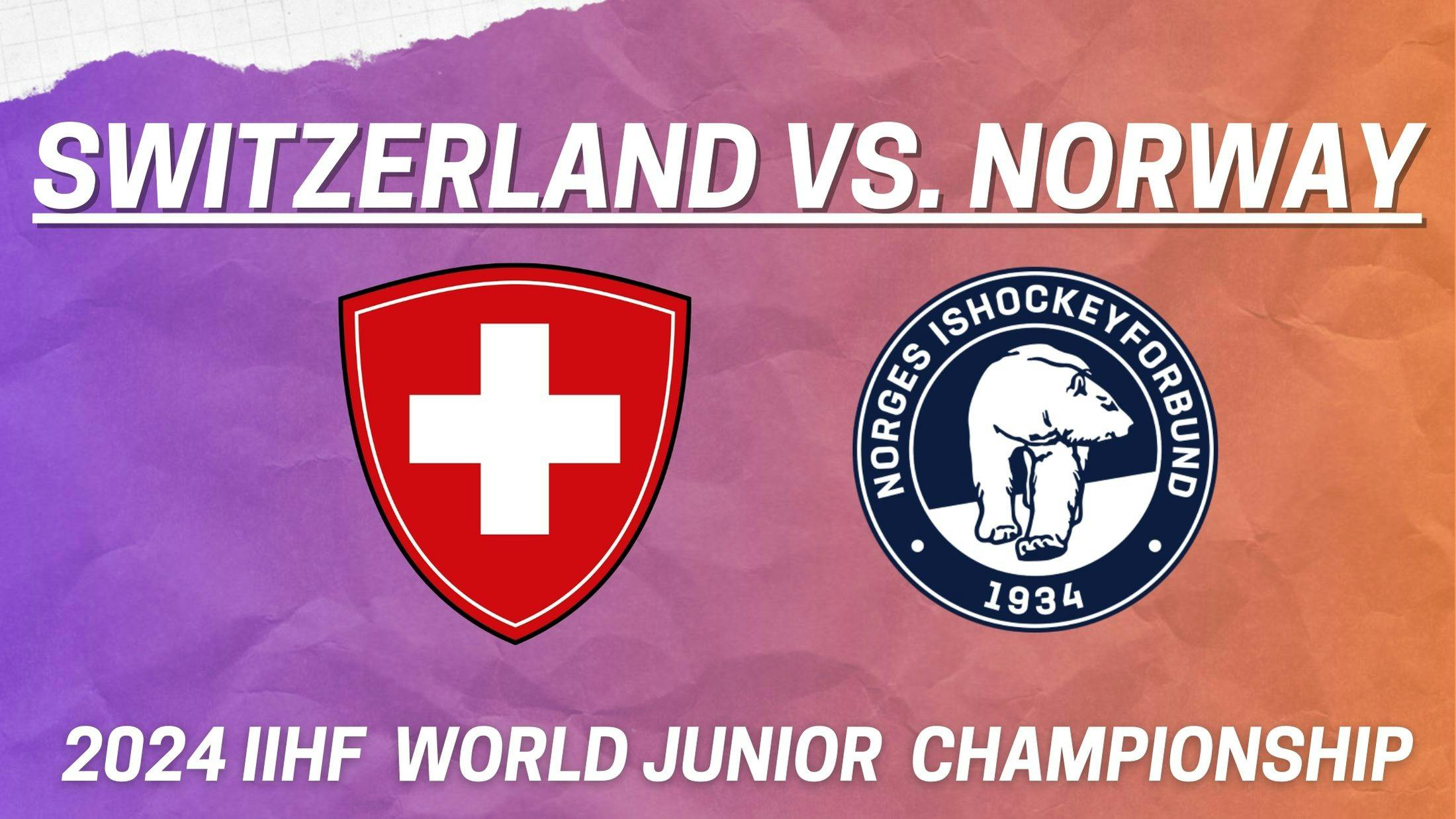Top standouts from Switzerland vs. Norway at 2024 World Junior Championship