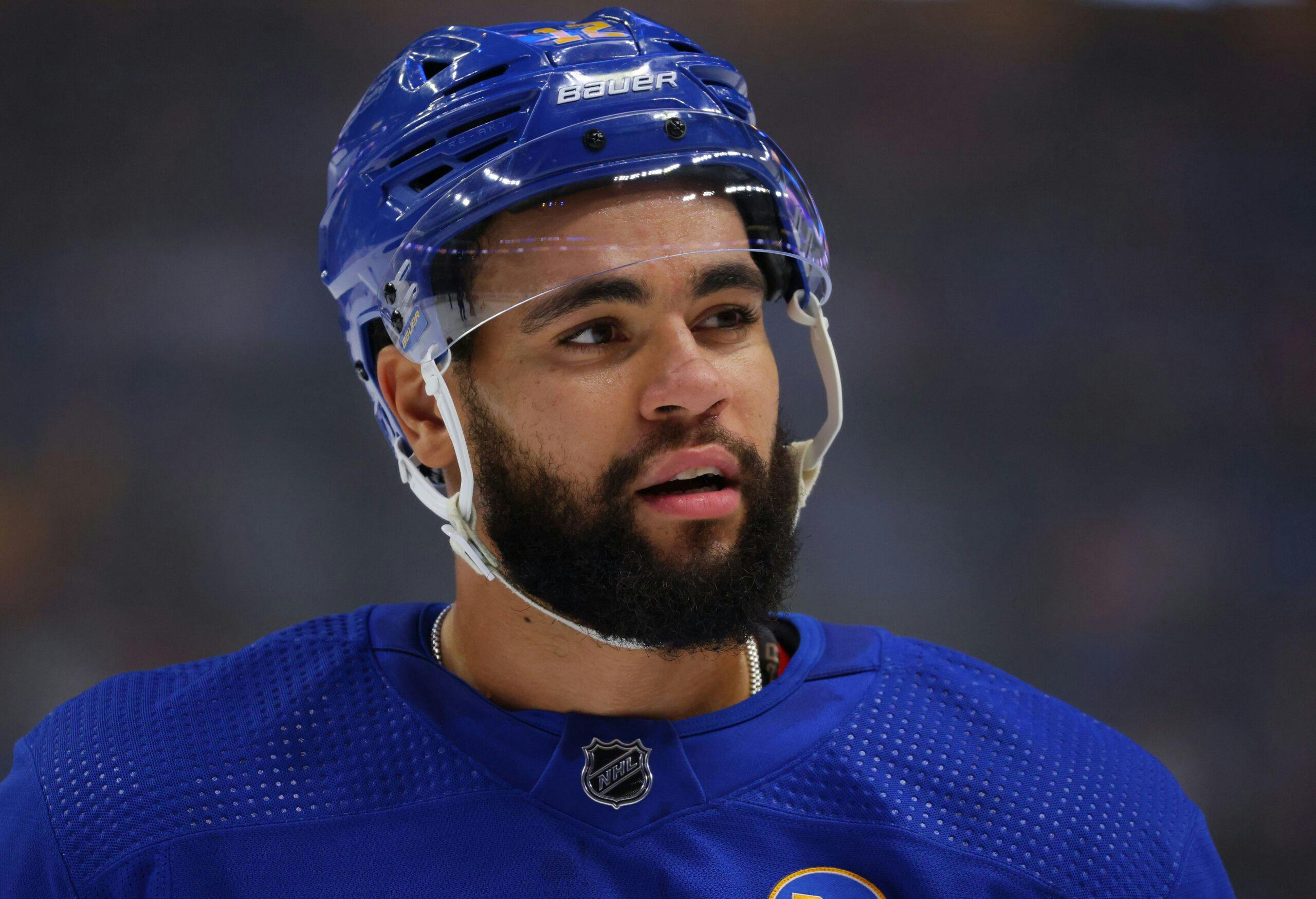 Buffalo Sabres’ Jordan Greenway leaves game early with upper-body injury